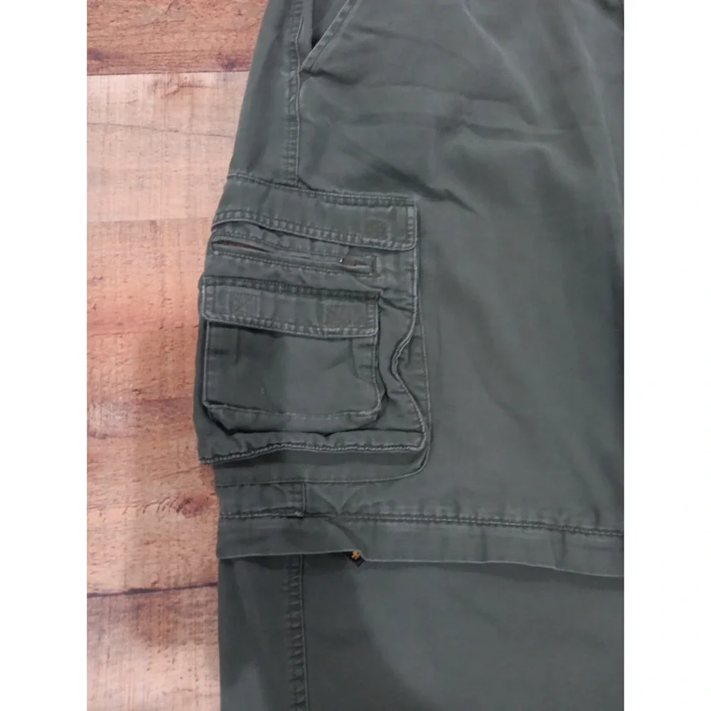 Boy Scout Of America Pants Mens Relaxed 42 Green Zip Off Outdoors Hiking 2540
